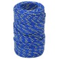 vidaXL Cuerda de barco polipropileno azul 2 mm 100 m vidaXL Cuerda de barco polipropileno azul 2 mm 100 m