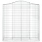 vidaXL Cesta gaviones forma arco hierro galvanizado 200x50x200/220 cm vidaXL Cesta gaviones forma arco hierro galvanizado 200x50x200/220 cm