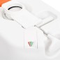 vidaXL Inodoro de camping integrado HDPE y esmalte blanco 24+17 L vidaXL Inodoro de camping integrado HDPE y esmalte blanco 24+17 L