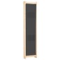 vidaXL Biombo divisor de 3 paneles de tela gris 120x170x4 cm vidaXL Biombo divisor de 3 paneles de tela gris 120x170x4 cm
