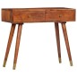 vidaXL Mesa consola de madera maciza de acacia 90x35x76 cm