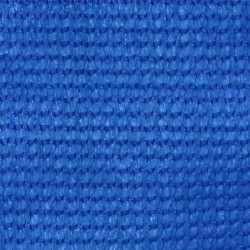 vidaXL Toldo para balcón HDPE azul 75x400 cm