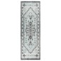 vidaXL Alfombra de exterior tejido plano verde y gris 80x250 cm vidaXL Alfombra de exterior tejido plano verde y gris 80x250 cm