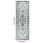 vidaXL Alfombra de exterior tejido plano verde y gris 80x250 cm vidaXL Alfombra de exterior tejido plano verde y gris 80x250 cm
