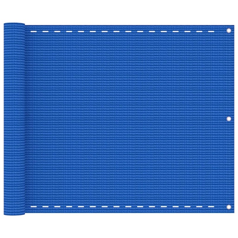 vidaXL Toldo para balcón HDPE azul 75x600 cm vidaXL Toldo para balcón HDPE azul 75x600 cm