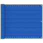 vidaXL Toldo para balcón HDPE azul 75x600 cm vidaXL Toldo para balcón HDPE azul 75x600 cm