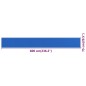 vidaXL Toldo para balcón HDPE azul 75x600 cm vidaXL Toldo para balcón HDPE azul 75x600 cm