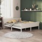 vidaXL Estructura de cama madera maciza de pino 100x200 cm vidaXL Estructura de cama madera maciza de pino 100x200 cm