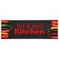 vidaXL Alfombra de cocina lavable Hot&Spicy 45x150 cm vidaXL Alfombra de cocina lavable Hot&Spicy 45x150 cm