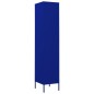 vidaXL Armario taquilla de acero azul marino 35x46x180 cm vidaXL Armario taquilla de acero azul marino 35x46x180 cm