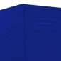 vidaXL Armario taquilla de acero azul marino 35x46x180 cm vidaXL Armario taquilla de acero azul marino 35x46x180 cm