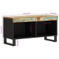 vidaXL Mueble de TV madera maciza reciclada 85x33x43,5 cm vidaXL Mueble de TV madera maciza reciclada 85x33x43,5 cm