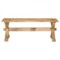 vidaXL Mesa de centro madera maciza de mango 110x52x40 cm vidaXL Mesa de centro madera maciza de mango 110x52x40 cm