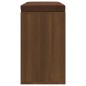 vidaXL Banco zapatero madera contrachapada marrón roble 103x30x48 cm vidaXL Banco zapatero madera contrachapada marrón roble 103x30x48 cm