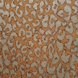 DUTCH WALLCOVERINGS Papel  de pared estampado de leopardo marrón
