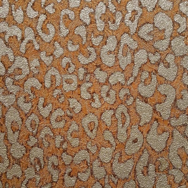DUTCH WALLCOVERINGS Papel de pared estampado de leopardo marrón DUTCH WALLCOVERINGS Papel de pared estampado de leopardo marrón