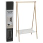 Storage solutions Perchero con 1 estante madera de pino Storage solutions Perchero con 1 estante madera de pino