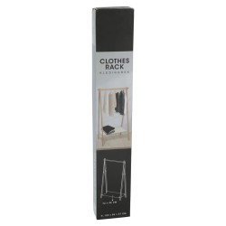 Storage solutions Perchero con 1 estante madera de pino