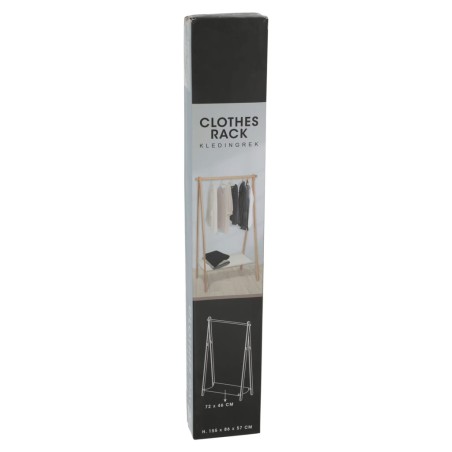 Storage solutions Perchero con 1 estante madera de pino