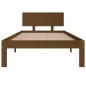 vidaXL Estructura de cama madera maciza pino marrón miel 90x200 cm vidaXL Estructura de cama madera maciza pino marrón miel 90x200 cm