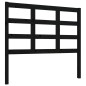 vidaXL Cabecero de cama madera maciza de pino negro 105,5x4x100 cm vidaXL Cabecero de cama madera maciza de pino negro 105,5x4x100 cm