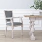 vidaXL Silla de comedor tela gris oscuro vidaXL Silla de comedor tela gris oscuro