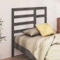 vidaXL Cabecero de cama madera maciza de pino gris 81x4x104 cm vidaXL Cabecero de cama madera maciza de pino gris 81x4x104 cm