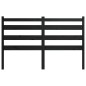 vidaXL Cabecero de cama madera maciza de pino negro 141x4x100 cm vidaXL Cabecero de cama madera maciza de pino negro 141x4x100 cm
