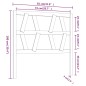 vidaXL Cabecero de cama madera maciza de pino gris 81x4x100 cm vidaXL Cabecero de cama madera maciza de pino gris 81x4x100 cm