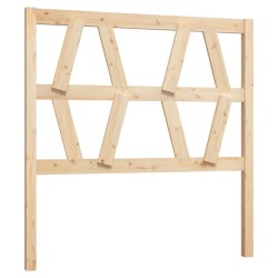 vidaXL Cabecero de cama madera maciza de pino 106x4x100 cm