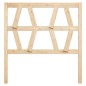 vidaXL Cabecero de cama madera maciza de pino 106x4x100 cm vidaXL Cabecero de cama madera maciza de pino 106x4x100 cm