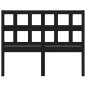vidaXL Cabecero de cama madera maciza de pino negro 155,5x4x100 cm vidaXL Cabecero de cama madera maciza de pino negro 155,5x4x100 cm