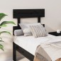 vidaXL Cabecero de cama madera maciza de pino negro 78,5x3x81 cm vidaXL Cabecero de cama madera maciza de pino negro 78,5x3x81 cm