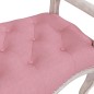 vidaXL Banco de terciopelo rosa 110x45x60 cm