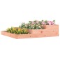 vidaXL Jardinera de madera maciza de abeto douglas 107x107x27 cm vidaXL Jardinera de madera maciza de abeto douglas 107x107x27 cm