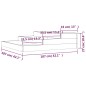 vidaXL Jardinera de madera maciza de abeto douglas 107x107x27 cm vidaXL Jardinera de madera maciza de abeto douglas 107x107x27 cm