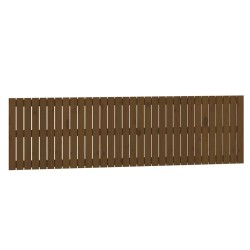 vidaXL Cabecero de cama madera maciza pino marrón miel 204x3x60 cm