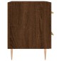 vidaXL Mesita de noche madera de ingeniería roble marrón 40x35x47,5 cm vidaXL Mesita de noche madera de ingeniería roble marrón 40x35x47,5 cm