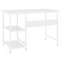 vidaXL Escritorio para ordenador de MDF y metal blanco 105x55x72 cm vidaXL Escritorio para ordenador de MDF y metal blanco 105x55x72 cm