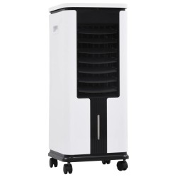 vidaXL Enfriador de aire móvil 3 en 1 purificador humidificador 75 W