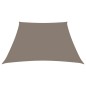 vidaXL Toldo de vela trapezoidal de tela oxford gris taupe 2/4x3 m vidaXL Toldo de vela trapezoidal de tela oxford gris taupe 2/4x3 m