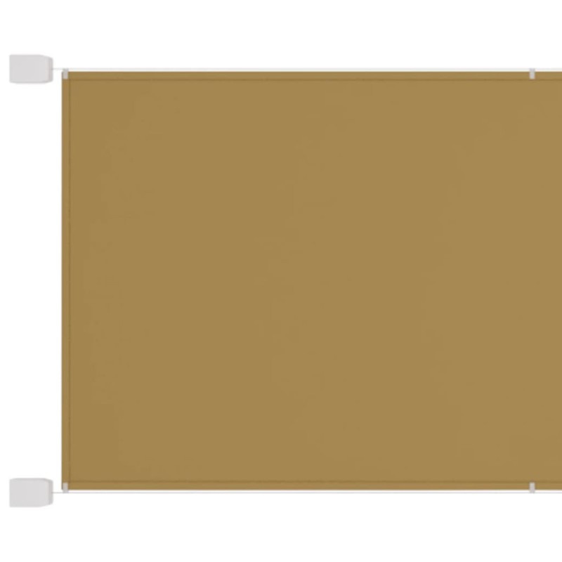 vidaXL Toldo vertical beige 60x600 cm tela oxford