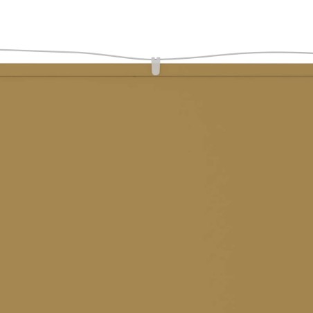 vidaXL Toldo vertical beige 60x600 cm tela oxford
