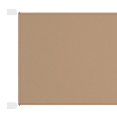 vidaXL Toldo vertical tela oxford gris taupé 100x800 cm