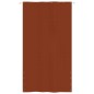 vidaXL Toldo pantalla para balcón de tela oxford terracota 160x240 cm