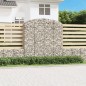 vidaXL Cesta gaviones forma arco hierro galvanizado 200x50x200/220 cm vidaXL Cesta gaviones forma arco hierro galvanizado 200x50x200/220 cm