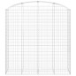 vidaXL Cesta gaviones forma arco hierro galvanizado 200x50x200/220 cm vidaXL Cesta gaviones forma arco hierro galvanizado 200x50x200/220 cm