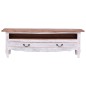 vidaXL Mueble para TV de madera maciza reciclada blanco 120x30x40 cm vidaXL Mueble para TV de madera maciza reciclada blanco 120x30x40 cm