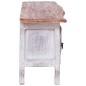 vidaXL Mueble para TV de madera maciza reciclada blanco 120x30x40 cm vidaXL Mueble para TV de madera maciza reciclada blanco 120x30x40 cm