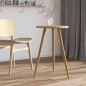 vidaXL Mesa de bistró MDF y hierro marrón claro Ø50x76 cm vidaXL Mesa de bistró MDF y hierro marrón claro Ø50x76 cm